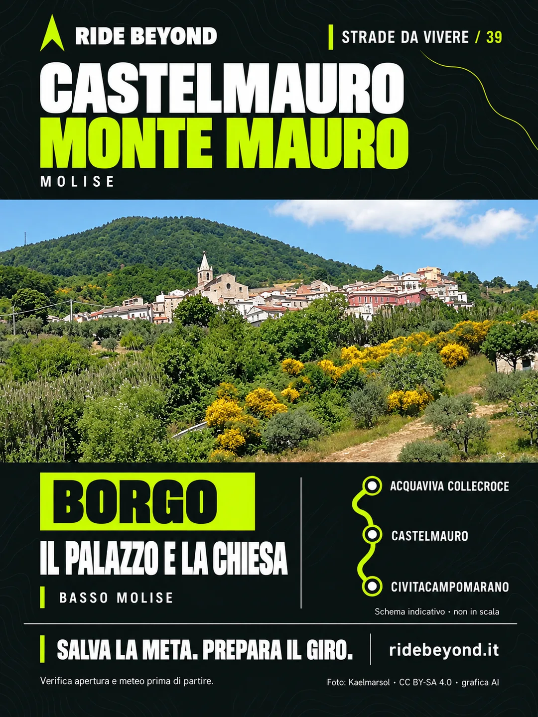 Grafica RIDE BEYOND · Castelmauro, Molise