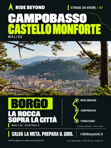 Grafica RIDE BEYOND · Campobasso · Castello Monforte