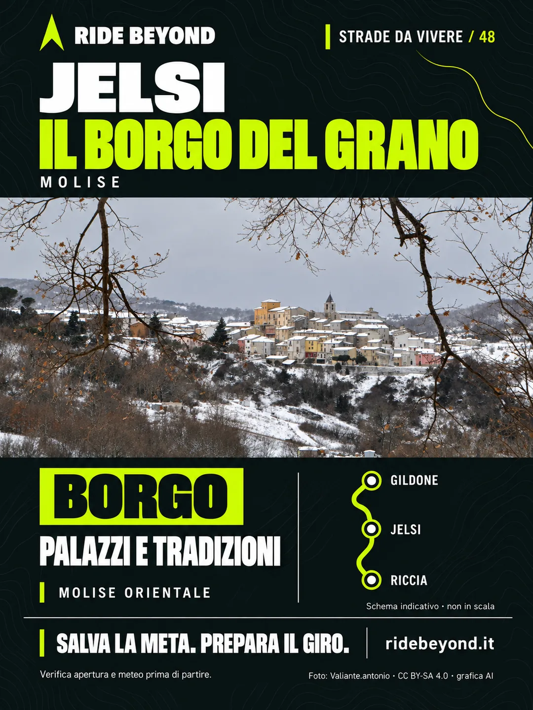Grafica RIDE BEYOND · Jelsi, Molise