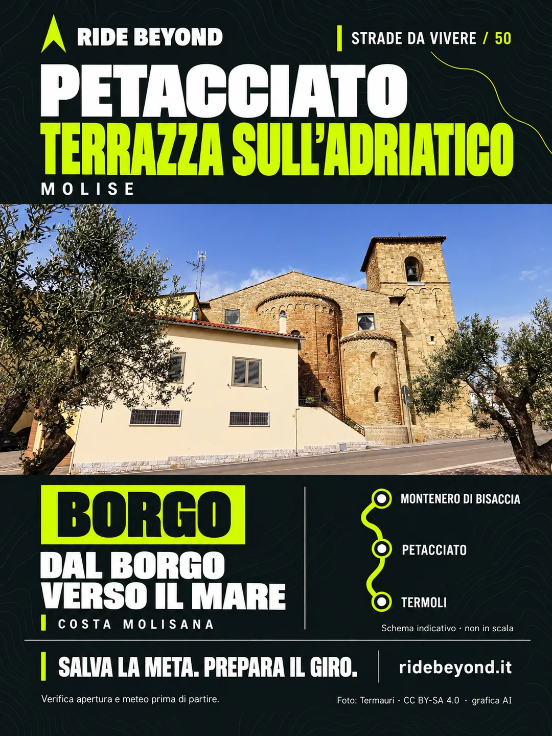 Grafica RIDE BEYOND · Petacciato, Molise