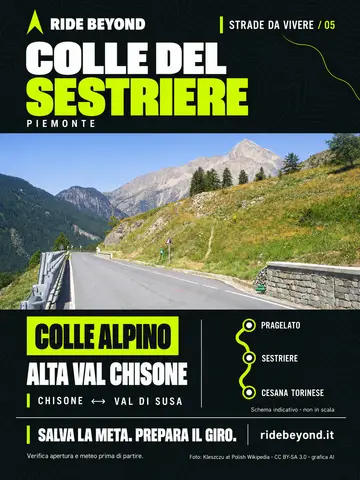 Grafica RIDE BEYOND · Colle del Sestriere