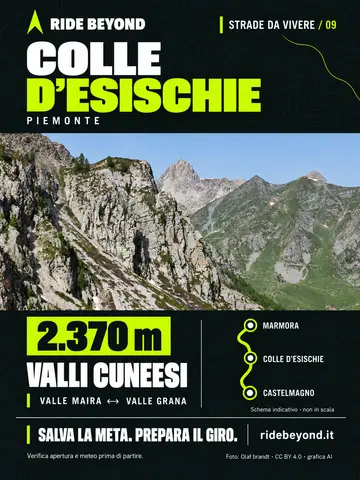 Grafica RIDE BEYOND · Colle d’Esischie