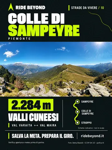 Grafica RIDE BEYOND · Colle di Sampeyre