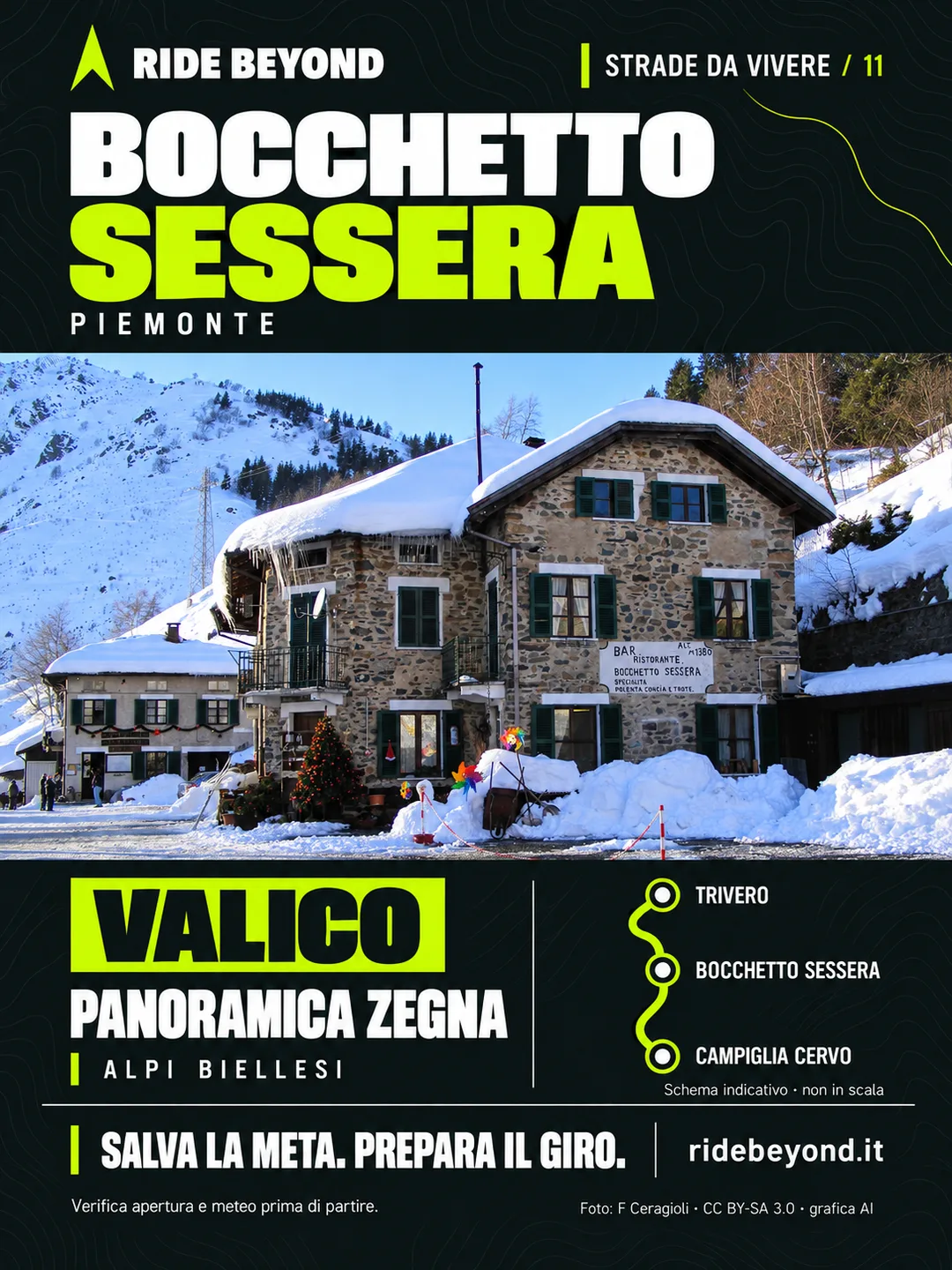 Grafica RIDE BEYOND · Bocchetto Sessera, Piemonte