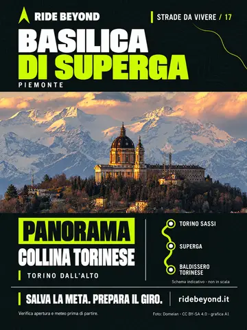 Grafica RIDE BEYOND · Basilica di Superga