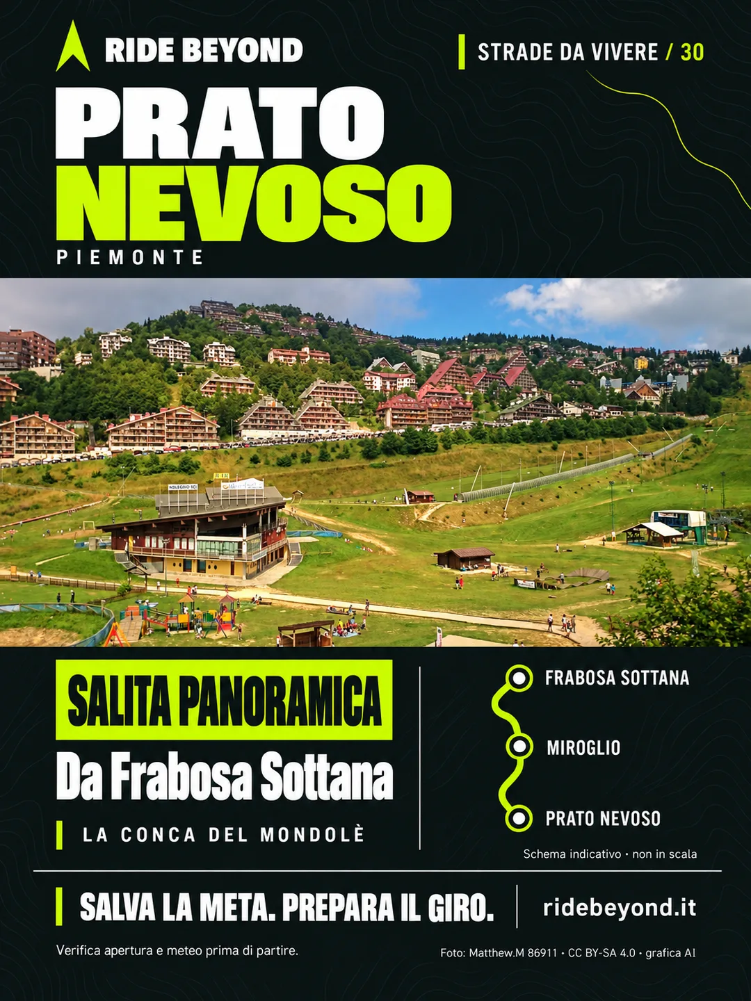 Grafica RIDE BEYOND · Prato Nevoso, Piemonte