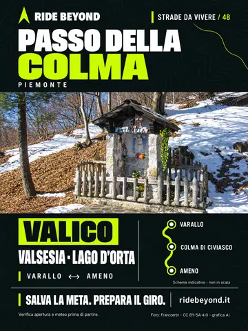 Grafica RIDE BEYOND · Passo della Colma · Civiasco