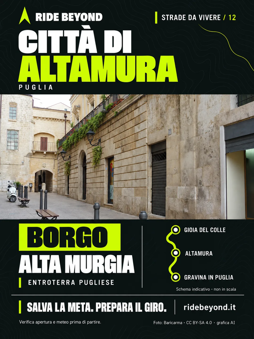 Grafica RIDE BEYOND · Altamura, Puglia