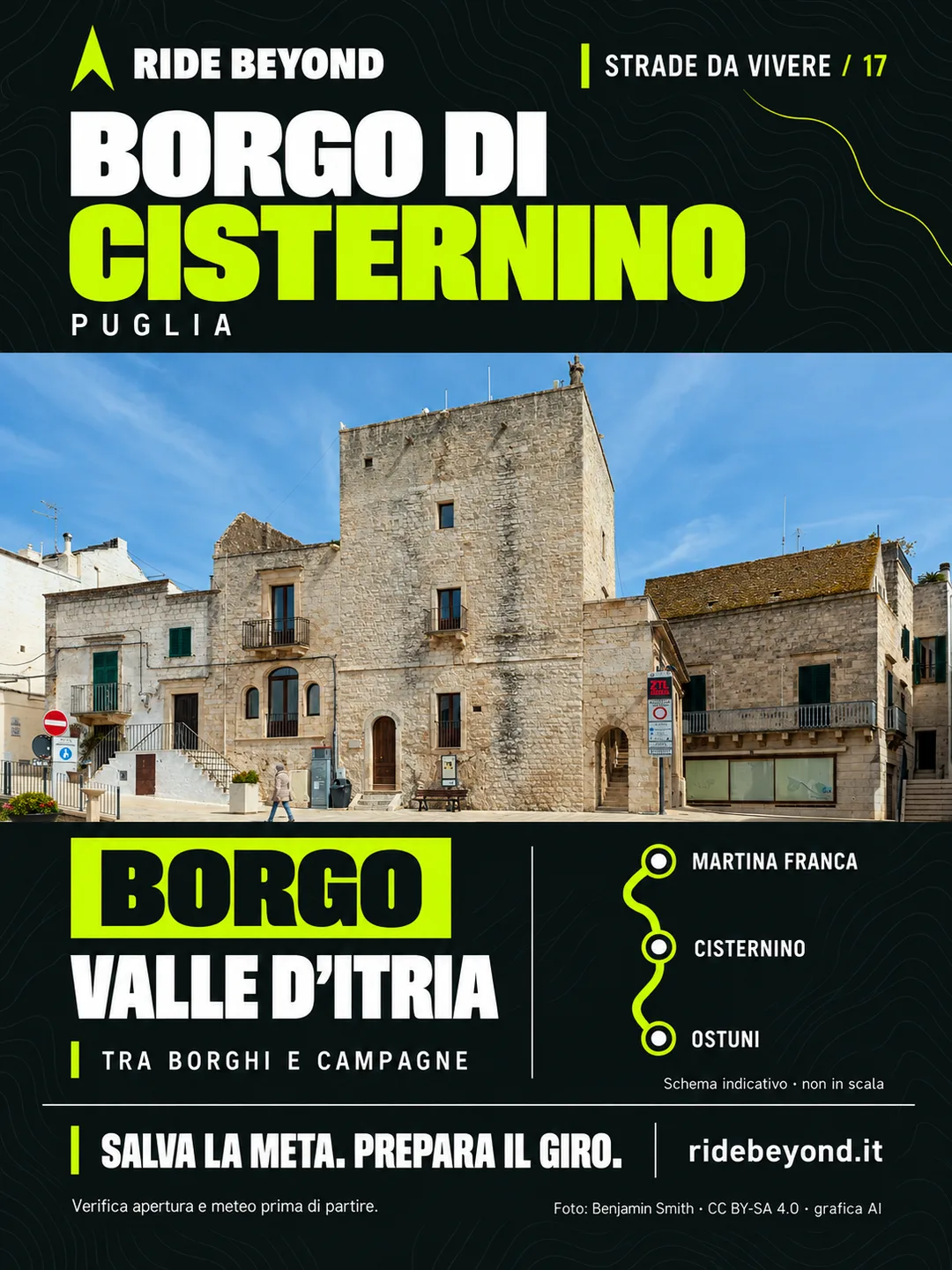 Grafica RIDE BEYOND · Cisternino, Puglia