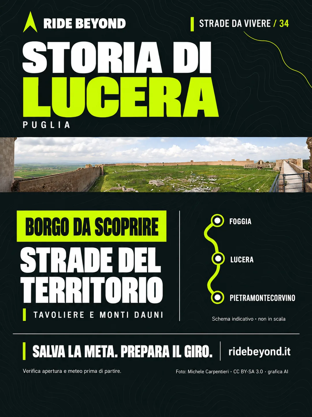 Grafica RIDE BEYOND · Lucera, Puglia
