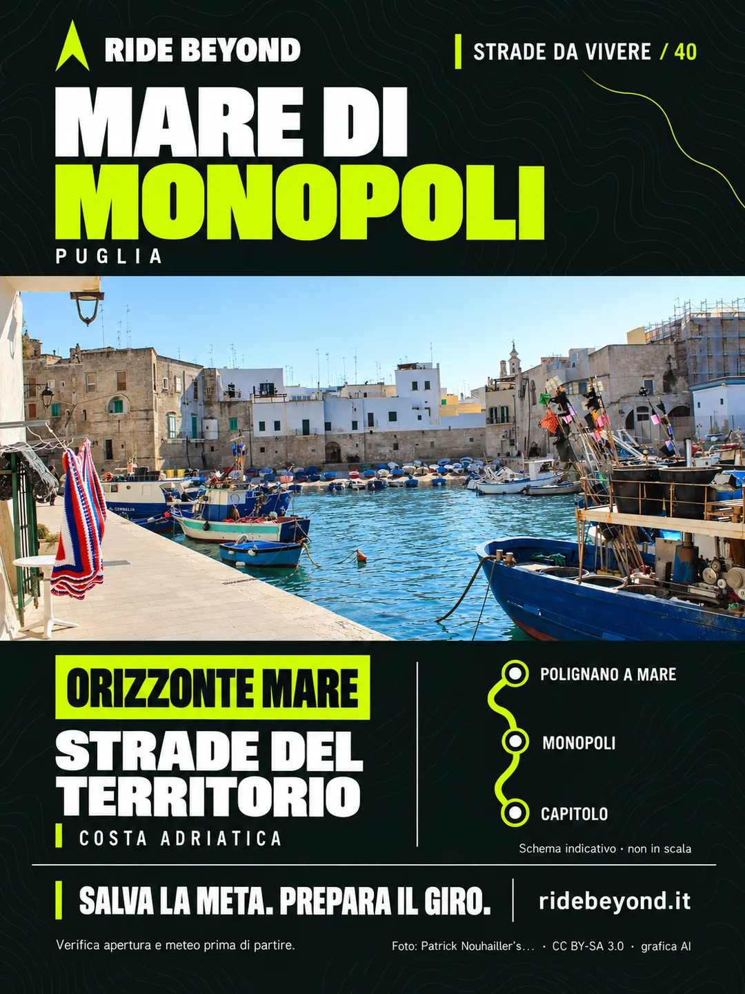 Grafica RIDE BEYOND · Monopoli, Puglia