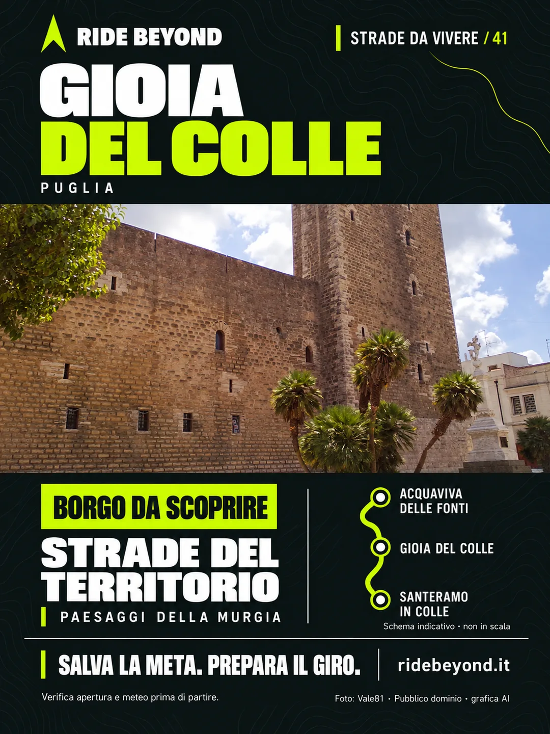 Grafica RIDE BEYOND · Gioia del Colle, Puglia