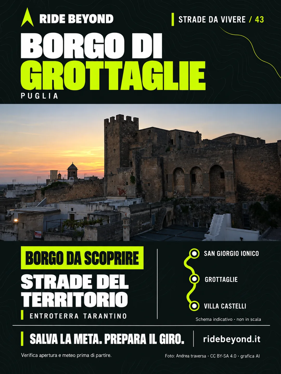 Grafica RIDE BEYOND · Grottaglie, Puglia