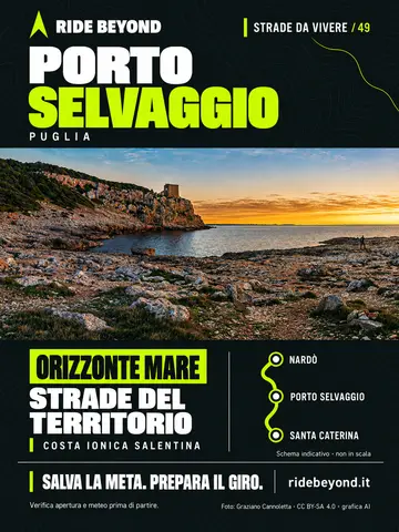 Grafica RIDE BEYOND · Porto Selvaggio