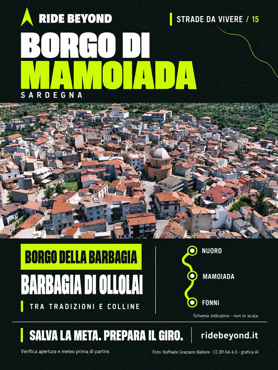 Grafica RIDE BEYOND · Mamoiada, Sardegna