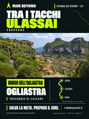 Grafica RIDE BEYOND · Ulassai