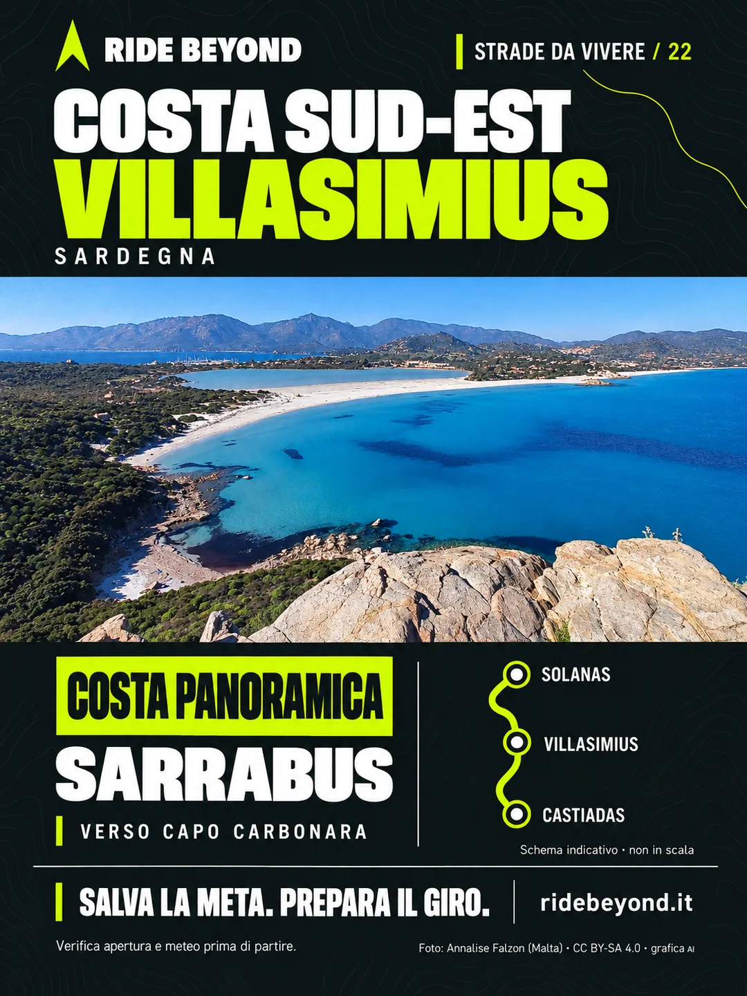 Grafica RIDE BEYOND · Villasimius, Sardegna