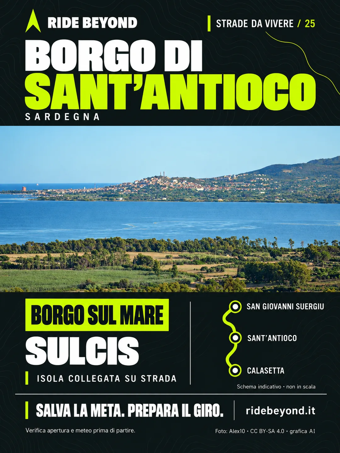 Grafica RIDE BEYOND · Sant’Antioco, Sardegna