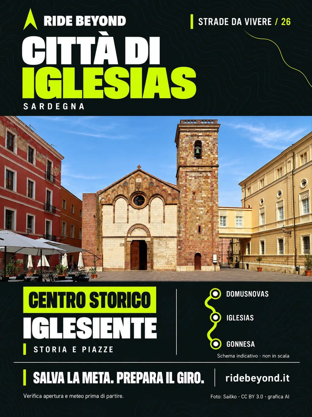 Grafica RIDE BEYOND · Iglesias, Sardegna