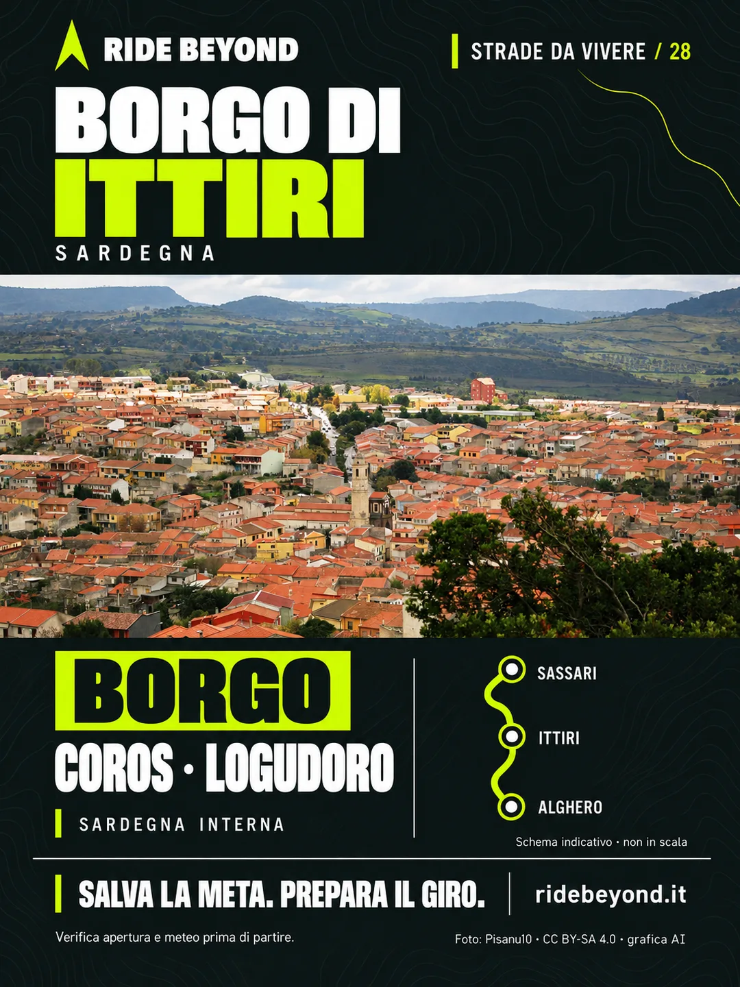 Grafica RIDE BEYOND · Ittiri, Sardegna