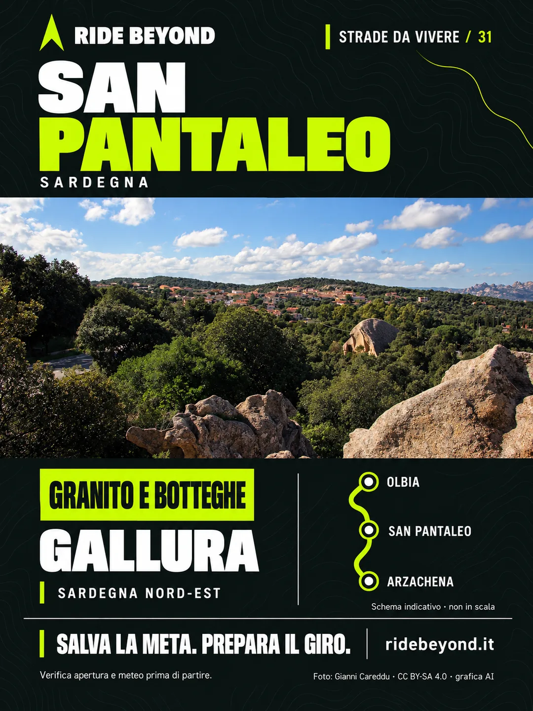 Grafica RIDE BEYOND · San Pantaleo, Sardegna
