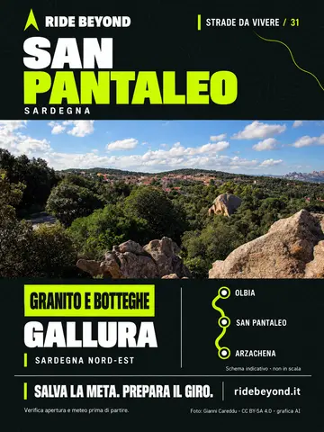 Grafica RIDE BEYOND · San Pantaleo