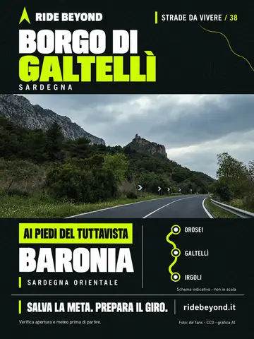 Grafica RIDE BEYOND · Galtellì