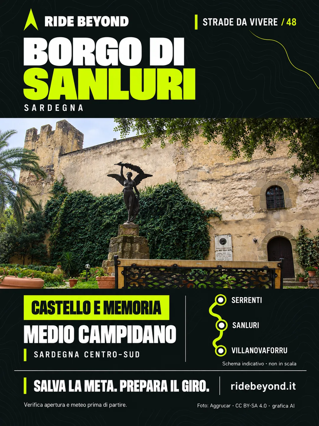 Grafica RIDE BEYOND · Sanluri, Sardegna