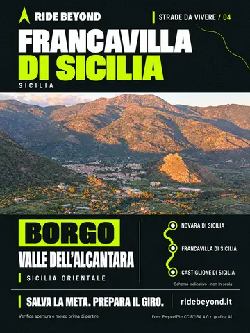 Grafica RIDE BEYOND · Francavilla di Sicilia