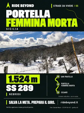 Grafica RIDE BEYOND · Portella Femmina Morta