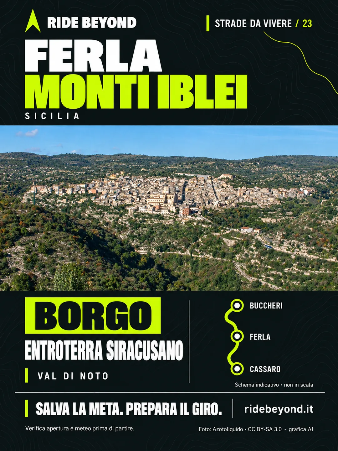 Grafica RIDE BEYOND · Ferla, Sicilia