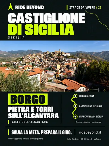 Grafica RIDE BEYOND · Castiglione di Sicilia