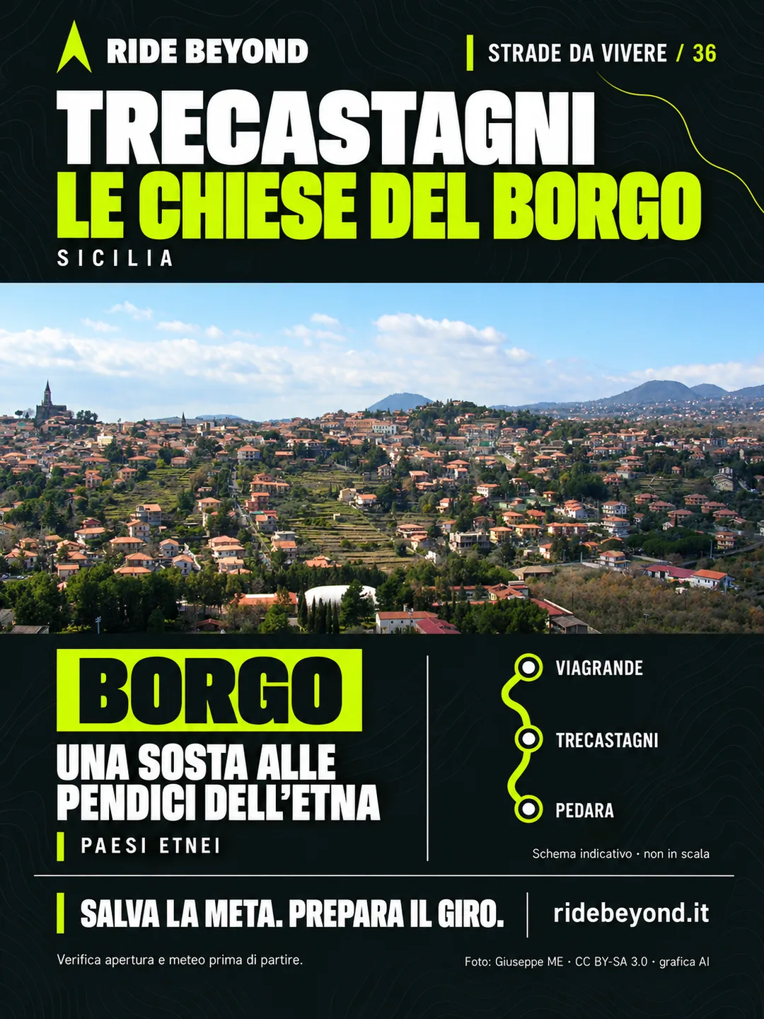 Grafica RIDE BEYOND · Trecastagni, Sicilia