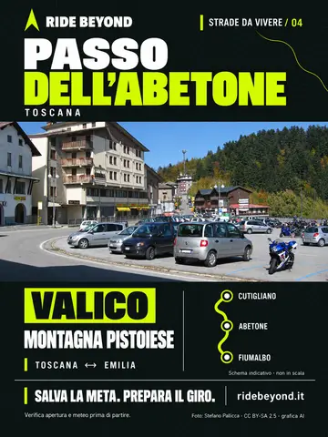 Grafica RIDE BEYOND · Passo dell’Abetone