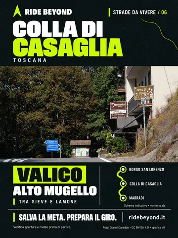 Grafica RIDE BEYOND · Colla di Casaglia