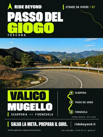 Grafica RIDE BEYOND · Passo del Giogo