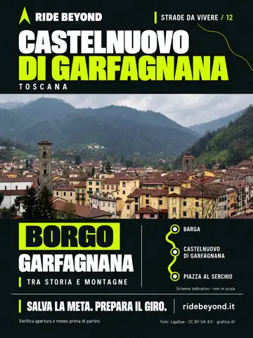 Grafica RIDE BEYOND · Castelnuovo di Garfagnana