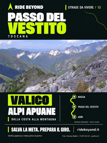 Grafica RIDE BEYOND · Passo del Vestito