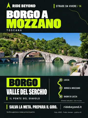 Grafica RIDE BEYOND · Borgo a Mozzano