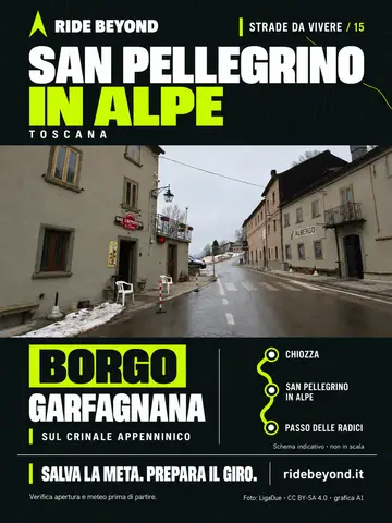 Grafica RIDE BEYOND · San Pellegrino in Alpe