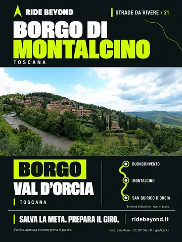 Grafica RIDE BEYOND · Montalcino