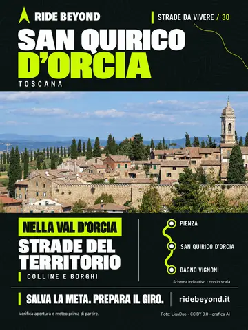 Grafica RIDE BEYOND · San Quirico d’Orcia