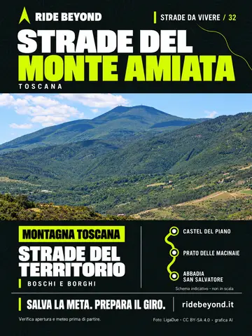 Grafica RIDE BEYOND · Strade del Monte Amiata