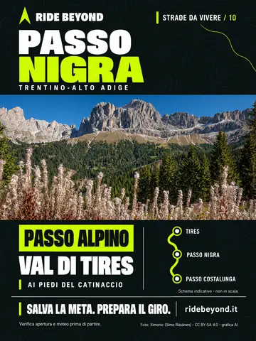 Grafica RIDE BEYOND · Passo Nigra