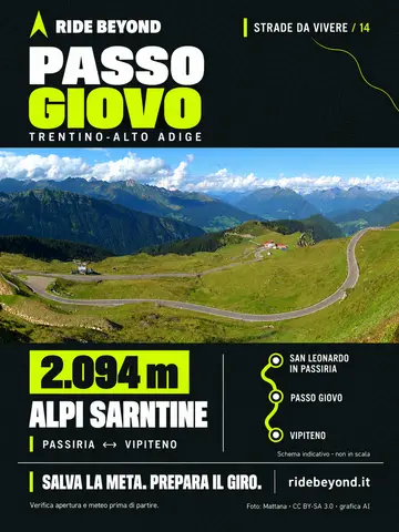 Grafica RIDE BEYOND · Passo Giovo