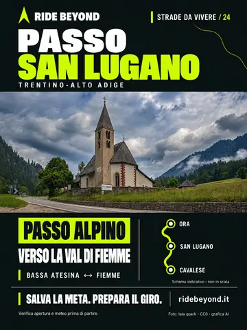 Grafica RIDE BEYOND · Passo San Lugano