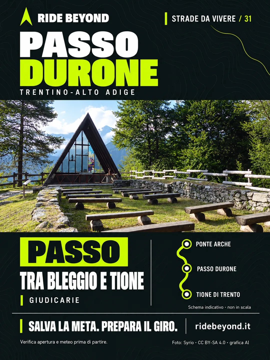 Grafica RIDE BEYOND · Passo Durone, Trentino-Alto Adige