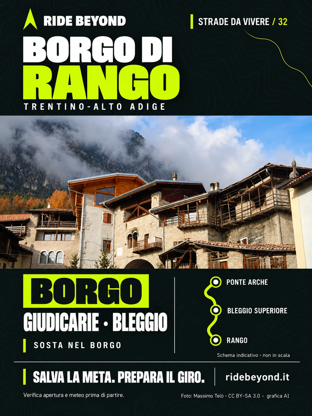 Grafica RIDE BEYOND · Rango, Trentino-Alto Adige
