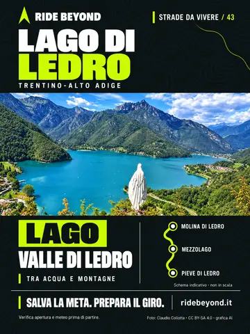 Grafica RIDE BEYOND · Lago di Ledro