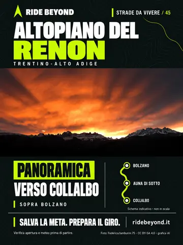 Grafica RIDE BEYOND · Altopiano del Renon